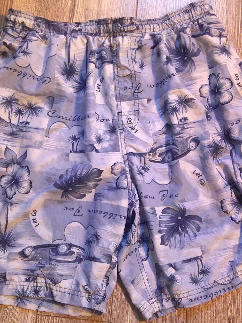Caribbean Joe *Let Go* Boardshorts/Swim Trunks Microfiber/Pockets Boy XXL (18/20
